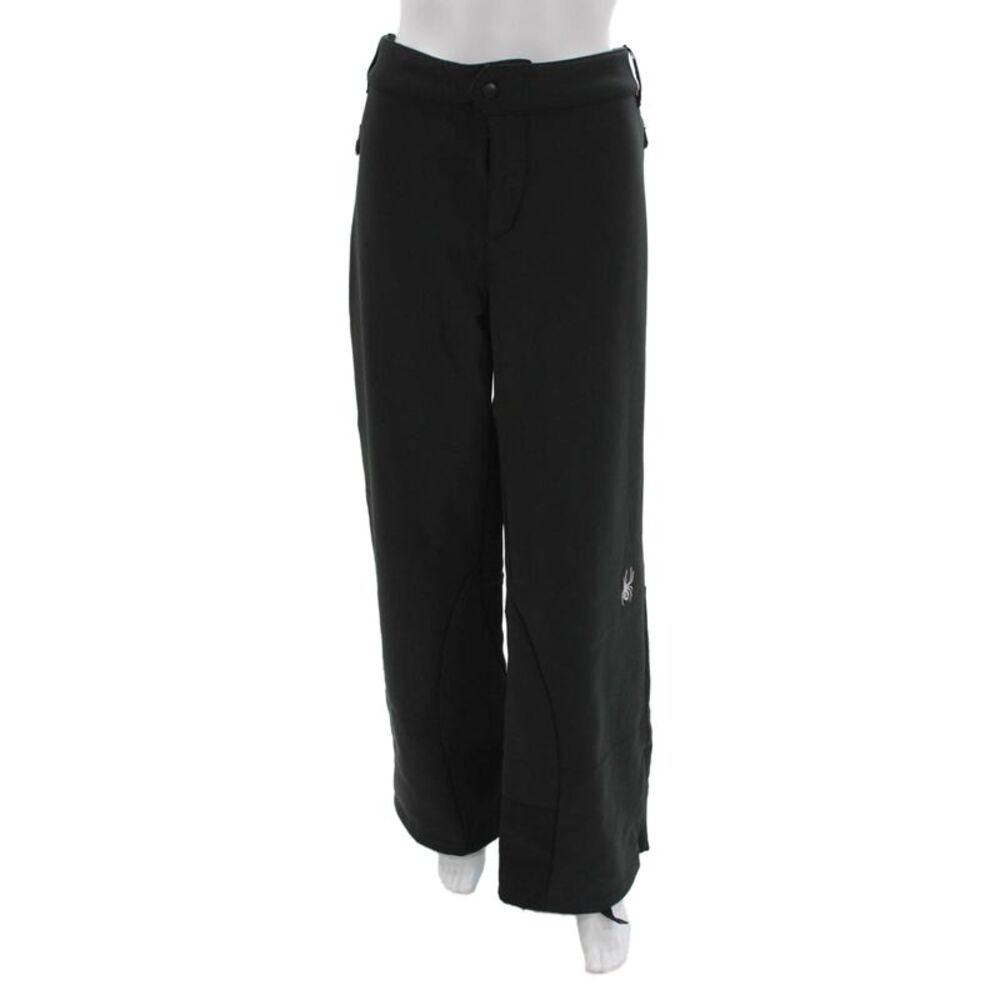Spyder Womens Black Snow Pants Button Inseam 33 Size 18